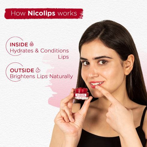 Bella Vita Organic NicoLips Lip Lightening Scrub Balm 20g